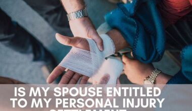 Is my spouse entitled to my personal injury settlement