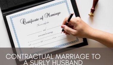 Contractual Marriage to a Surly Husband