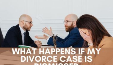 What happens if my divorce case is dismissed