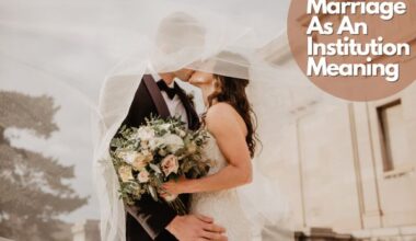 Marriage As An Institution Meaning